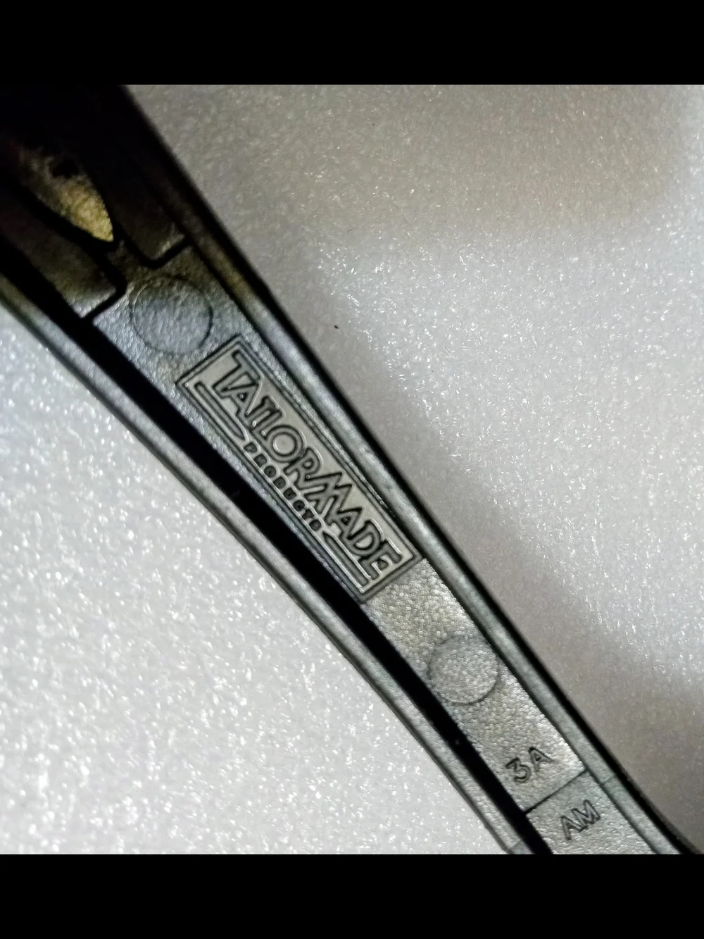 Vintage TailorMade Slotted Spatula Made In USA Black Nylon Plastic